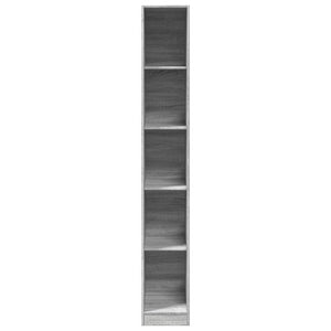 Ντουλάπα Γκρι Sonoma 30x50x200 εκ. από Επεξεργασμένο Ξύλο