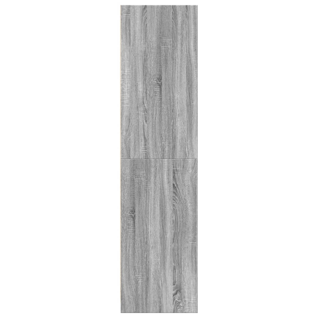 Ντουλάπα Γκρι Sonoma 30x50x200 εκ. από Επεξεργασμένο Ξύλο