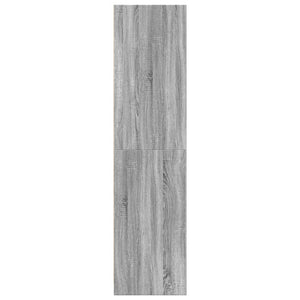 Ντουλάπα Γκρι Sonoma 30x50x200 εκ. από Επεξεργασμένο Ξύλο
