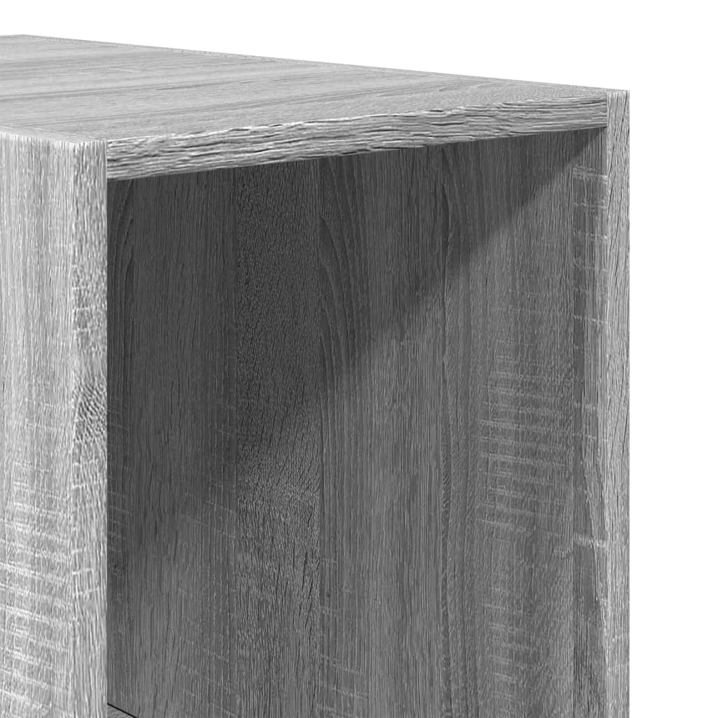 Ντουλάπα Γκρι Sonoma 30x50x200 εκ. από Επεξεργασμένο Ξύλο