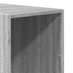 Ντουλάπα Γκρι Sonoma 30x50x200 εκ. από Επεξεργασμένο Ξύλο