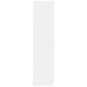 Ντουλάπα Λευκή 50 x 50 x 200 εκ. από Επεξ. Ξύλο - Pakobazaar