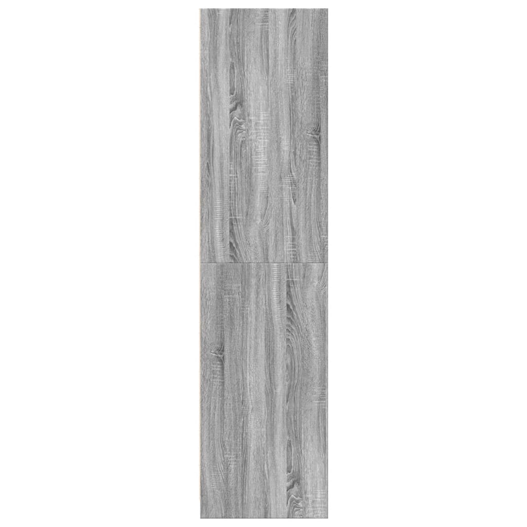 Ντουλάπα Γκρι Sonoma 50x50x200 εκ. από Επεξεργασμένο Ξύλο