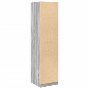 Ντουλάπα Γκρι Sonoma 50x50x200 εκ. από Επεξεργασμένο Ξύλο