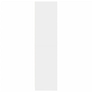 Ντουλάπα Λευκή 30x50x200 εκ. από Επεξεργασμένο Ξύλο
