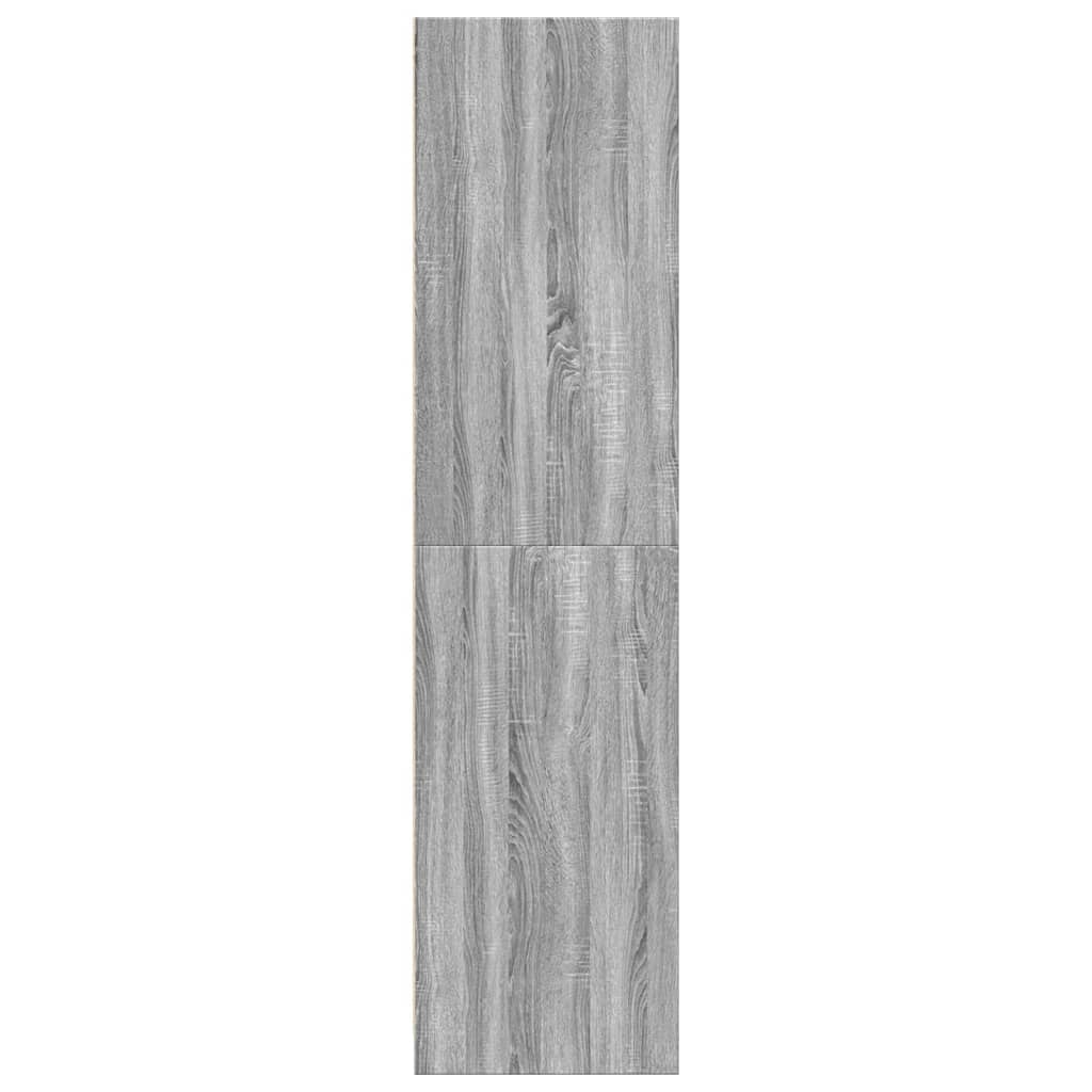 Ντουλάπα Γκρι Sonoma 30x50x200 εκ. από Επεξεργασμένο Ξύλο