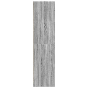 Ντουλάπα Γκρι Sonoma 30x50x200 εκ. από Επεξεργασμένο Ξύλο