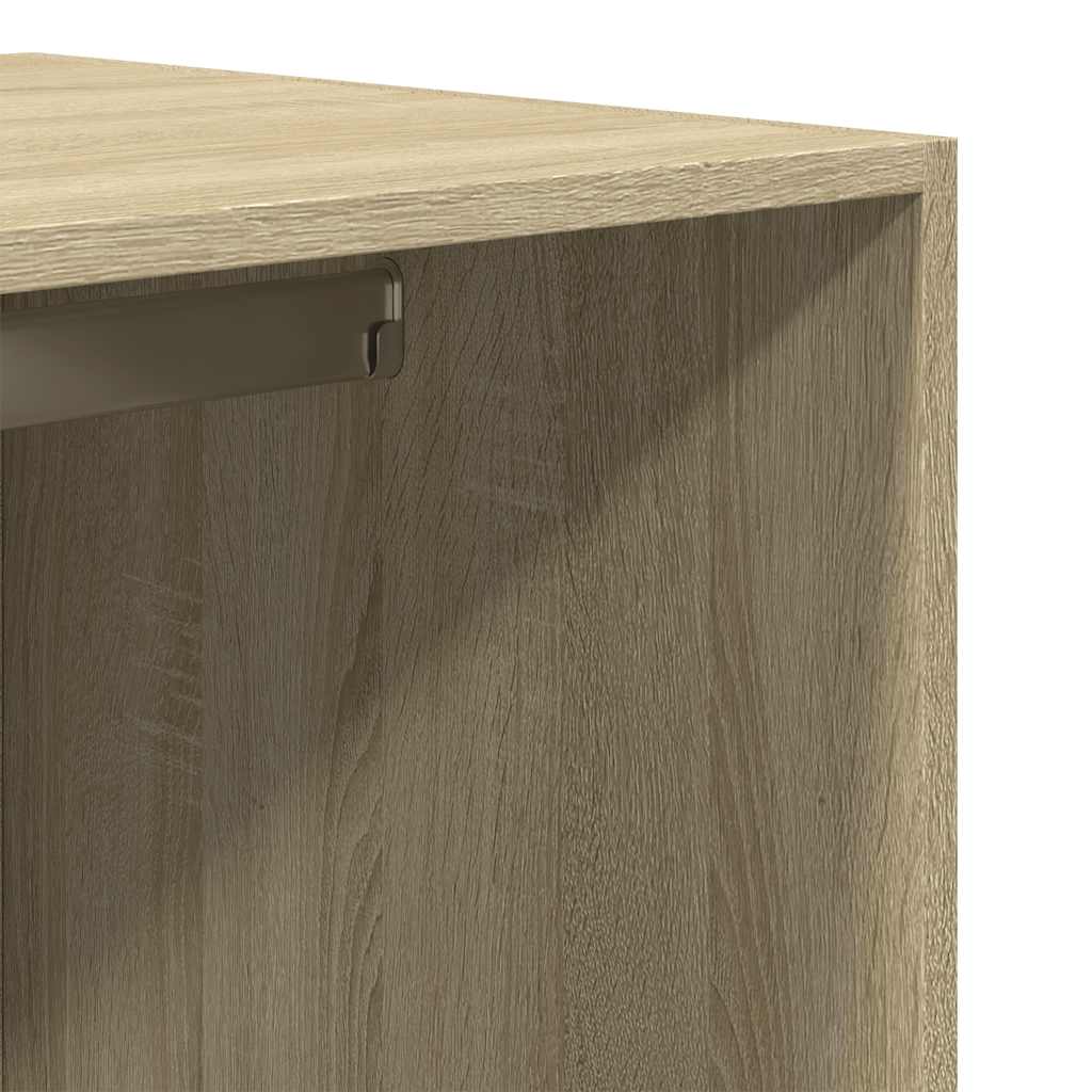 Ντουλάπα Χρώμα Sonoma Δρυς 80x50x200 εκ. από Επεξ. Ξύλο