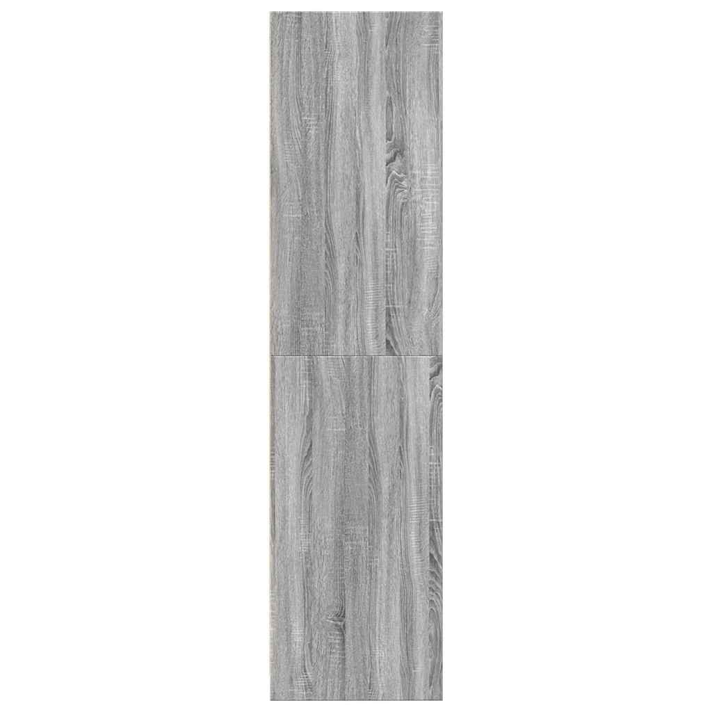 Ντουλάπα Γκρι Sonoma 80x50x200 εκ. από Επεξεργασμένο Ξύλο