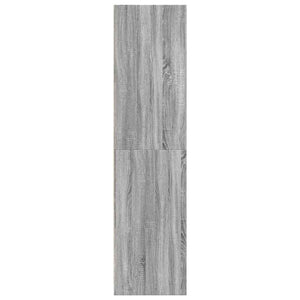 Ντουλάπα Γκρι Sonoma 80x50x200 εκ. από Επεξεργασμένο Ξύλο