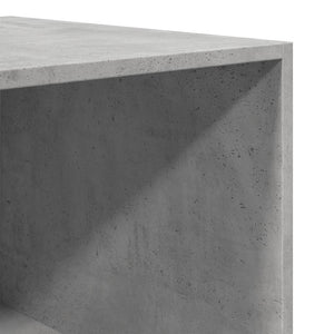 Ντουλάπα Γκρι του Σκυροδέματος 100x50x200εκ. Επεξεργασμένο Ξύλο