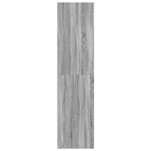 Ντουλάπα Γκρι Sonoma 100 x 50 x 200 εκ. από Επεξεργασμένο Ξύλο