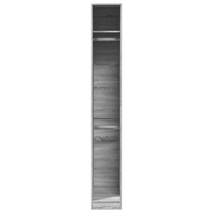 Ντουλάπα Γκρι Sonoma 30x50x200 εκ. από Επεξεργασμένο Ξύλο
