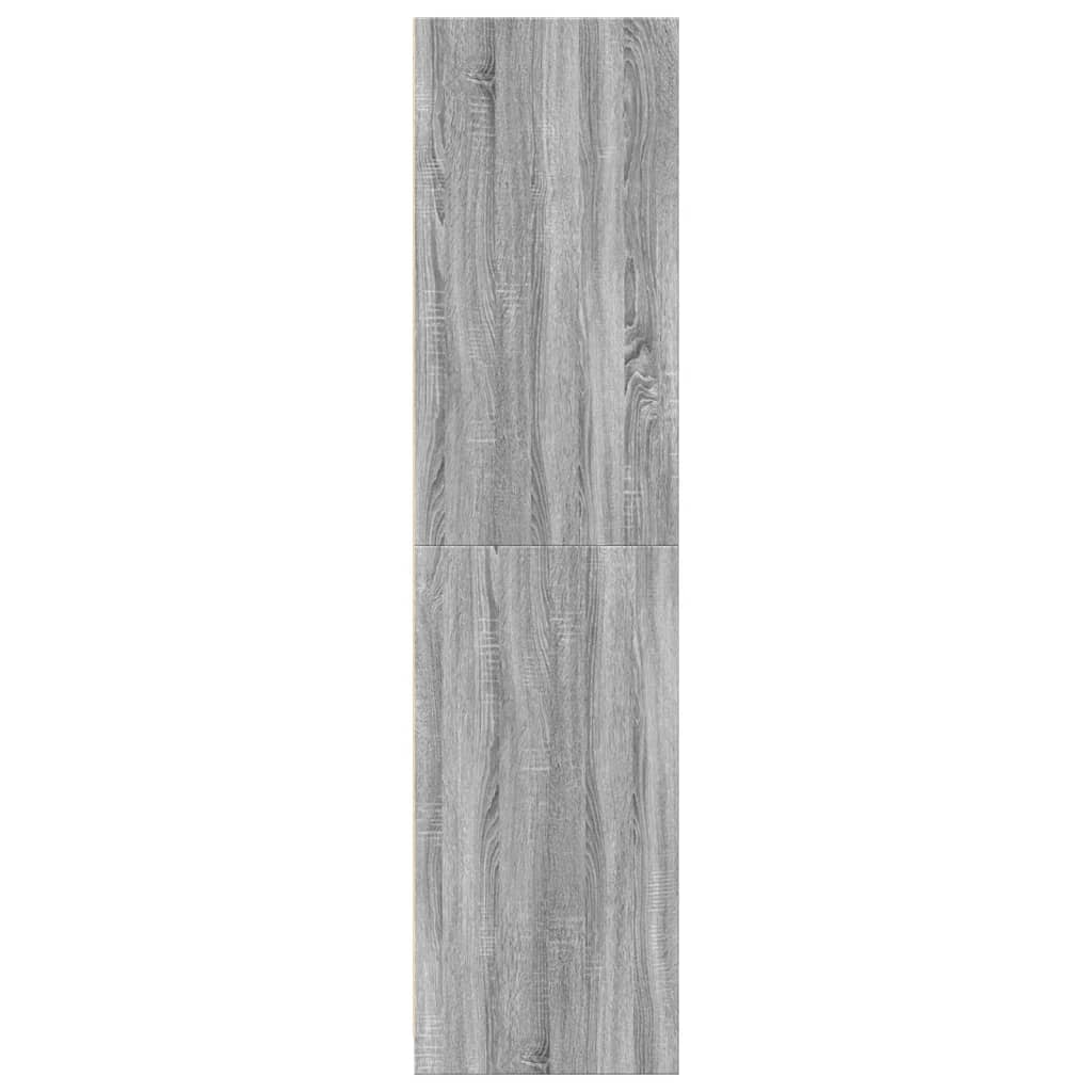 Ντουλάπα Γκρι Sonoma 30x50x200 εκ. από Επεξεργασμένο Ξύλο