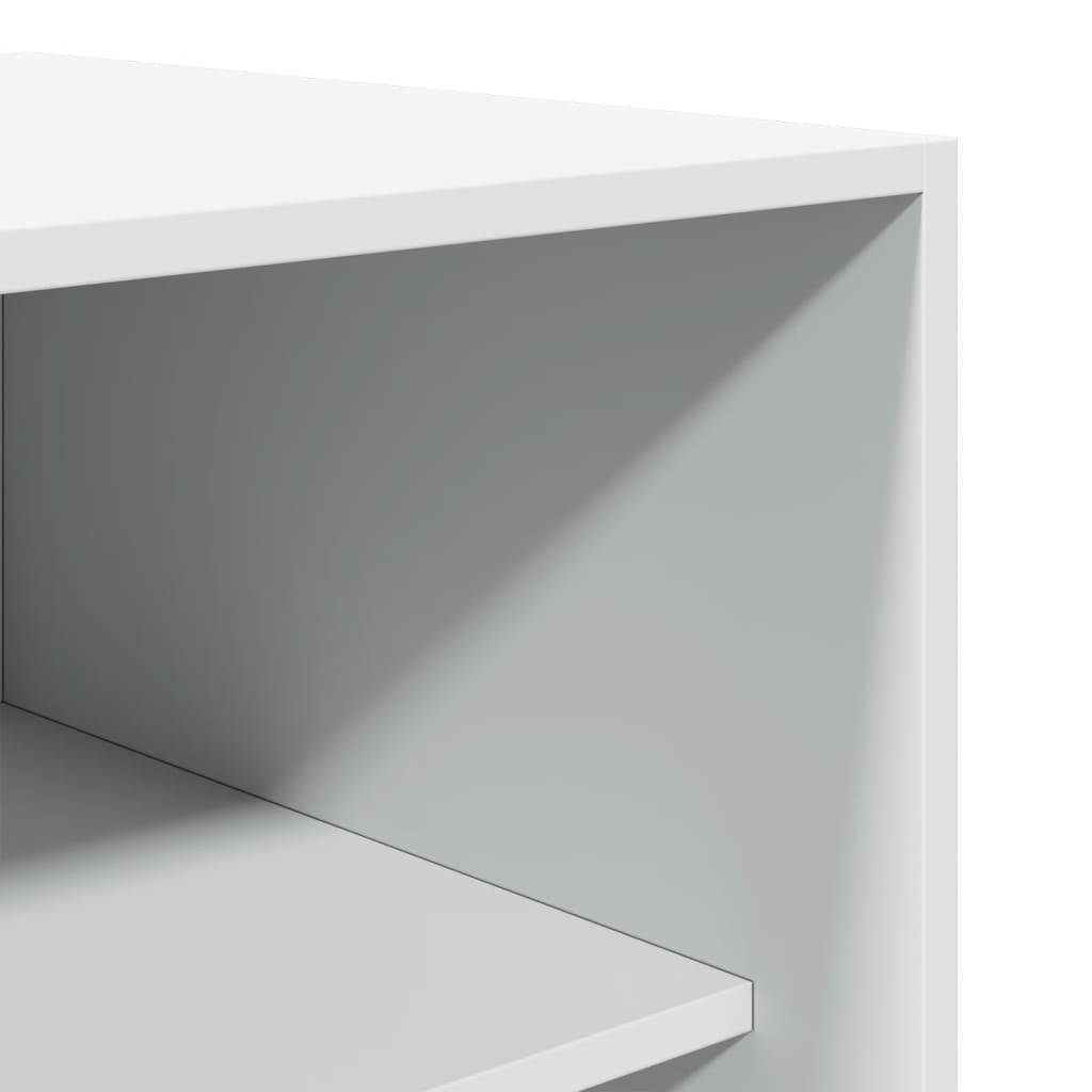 Ντουλάπα Λευκή 50 x 50 x 200 εκ. από Επεξ. Ξύλο
