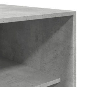 Ντουλάπα Γκρι του Σκυροδέματος 50x50x200 εκ. Επεξεργασμένο Ξύλο - Pakobazaar