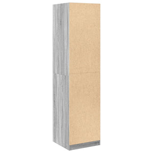 Ντουλάπα Γκρι Sonoma 50x50x200 εκ. από Επεξεργασμένο Ξύλο