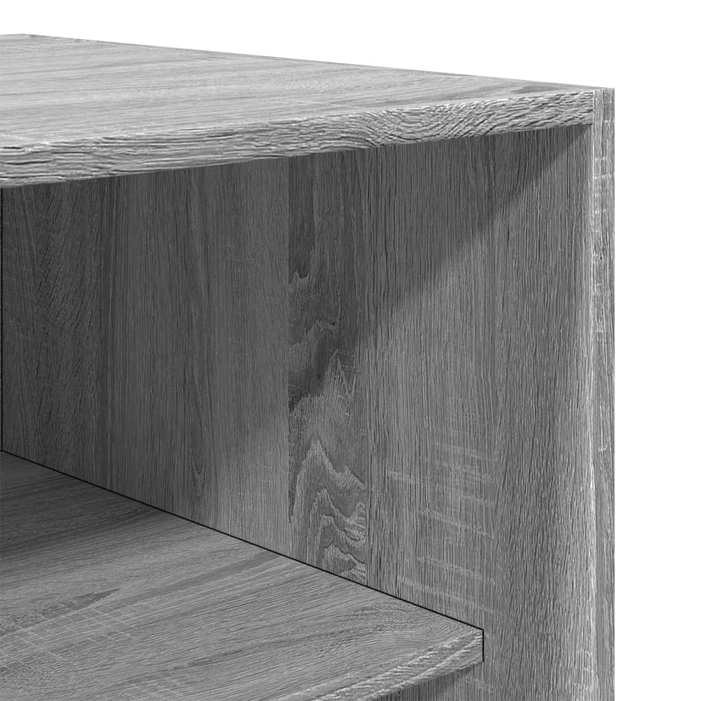 Ντουλάπα Γκρι Sonoma 50x50x200 εκ. από Επεξεργασμένο Ξύλο