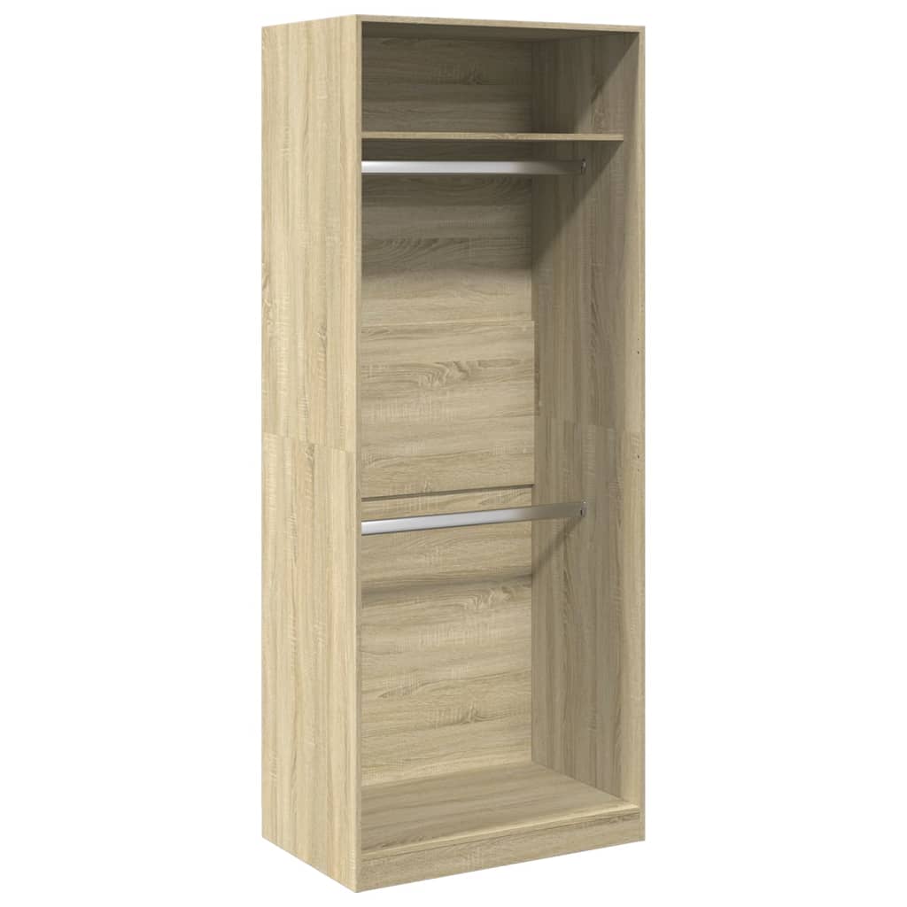 Ντουλάπα Χρώμα Sonoma Δρυς 80x50x200 εκ. από Επεξ. Ξύλο