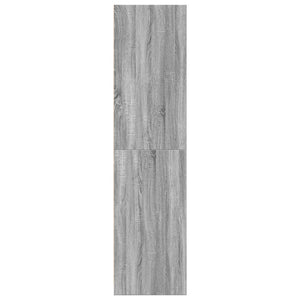 Ντουλάπα Γκρι Sonoma 80x50x200 εκ. από Επεξεργασμένο Ξύλο
