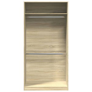 Ντουλάπα Χρώμα Sonoma Δρυς 100x50x200εκ. από Επεξεργασμένο Ξύλο