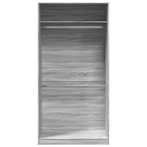 Ντουλάπα Γκρι Sonoma 100 x 50 x 200 εκ. από Επεξεργασμένο Ξύλο