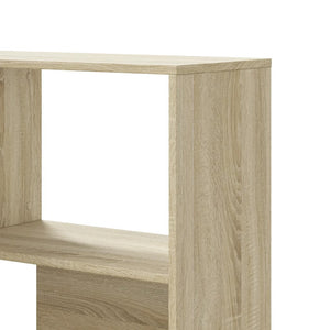 Βιβλιοθήκη Γωνιακή 4 Επ. Sonoma Δρυς 85x85x140 εκ Επεξ. Ξύλο