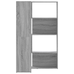 Βιβλιοθήκη Γωνιακή 4 Επ. Γκρι Sonoma 85x85x140 εκ Επεξ. Ξύλο