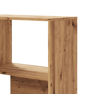 Βιβλιοθήκη Γωνιακή 4 Επ. Αρτισιανή Δρυς 85x85x140 εκ Επεξ. Ξύλο