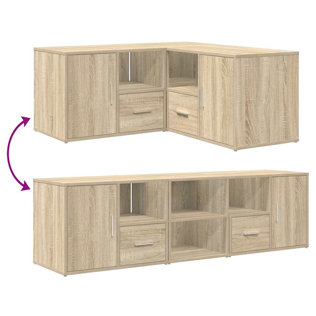 Ντουλάπι Γωνιακό Sonoma Δρυς 160x40x45 εκ. Επεξεργασμένο Ξύλο