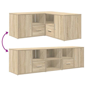 Ντουλάπι Γωνιακό Sonoma Δρυς 160x40x45 εκ. Επεξεργασμένο Ξύλο