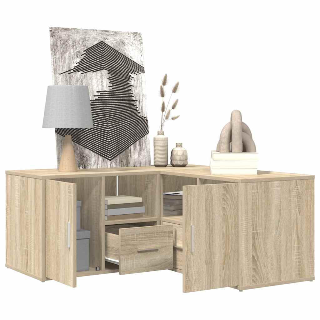 Ντουλάπι Γωνιακό Sonoma Δρυς 160x40x45 εκ. Επεξεργασμένο Ξύλο