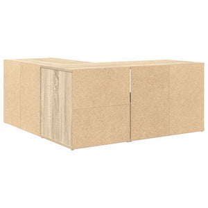Ντουλάπι Γωνιακό Sonoma Δρυς 160x40x45 εκ. Επεξεργασμένο Ξύλο