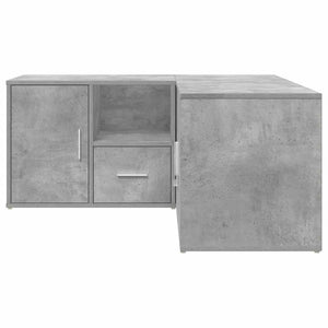 Ντουλάπι Γωνιακό Γκρι Σκυροδέματος 160x40x45εκ. Επεξ. Ξύλο - Pakobazaar