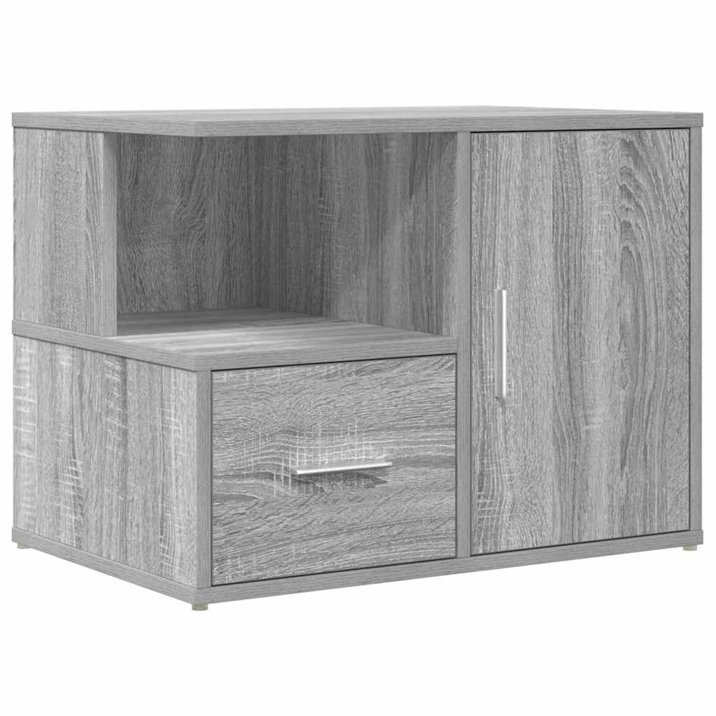 Γωνιακό Έπιπλο Γκρι Sonoma 160x40x45 εκ. από Επεξεργ. Ξύλο