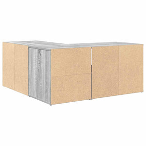 Γωνιακό Έπιπλο Γκρι Sonoma 160x40x45 εκ. από Επεξεργ. Ξύλο - Pakobazaar