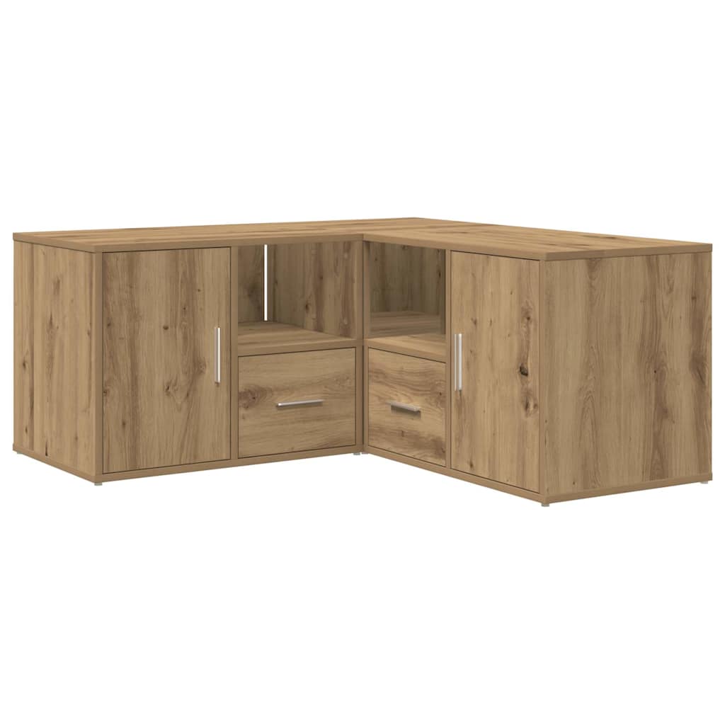 Ντουλάπι Γωνιακό Αρτισιανή Δρυς 160x40x45 εκ. από Επεξ. Ξύλο - Pakobazaar