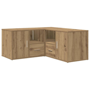 Ντουλάπι Γωνιακό Αρτισιανή Δρυς 160x40x45 εκ. από Επεξ. Ξύλο - Pakobazaar
