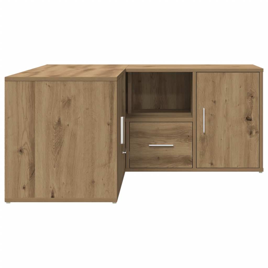 Ντουλάπι Γωνιακό Αρτισιανή Δρυς 160x40x45 εκ. από Επεξ. Ξύλο - Pakobazaar