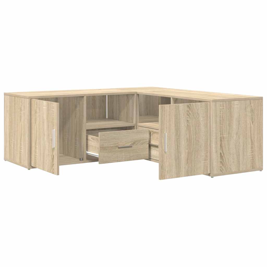 Ντουλάπι Γωνιακό Sonoma Δρυς 200x40x45 εκ. Επεξεργασμένο Ξύλο - Pakobazaar