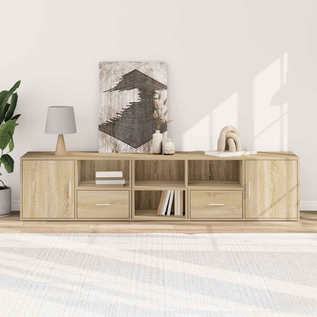 Ντουλάπι Γωνιακό Sonoma Δρυς 200x40x45 εκ. Επεξεργασμένο Ξύλο - Pakobazaar