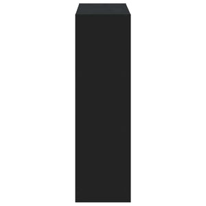 Βιβλιοθήκη Μαύρο 102x32x108 εκ. από Επεξεργασμένο Ξύλο
