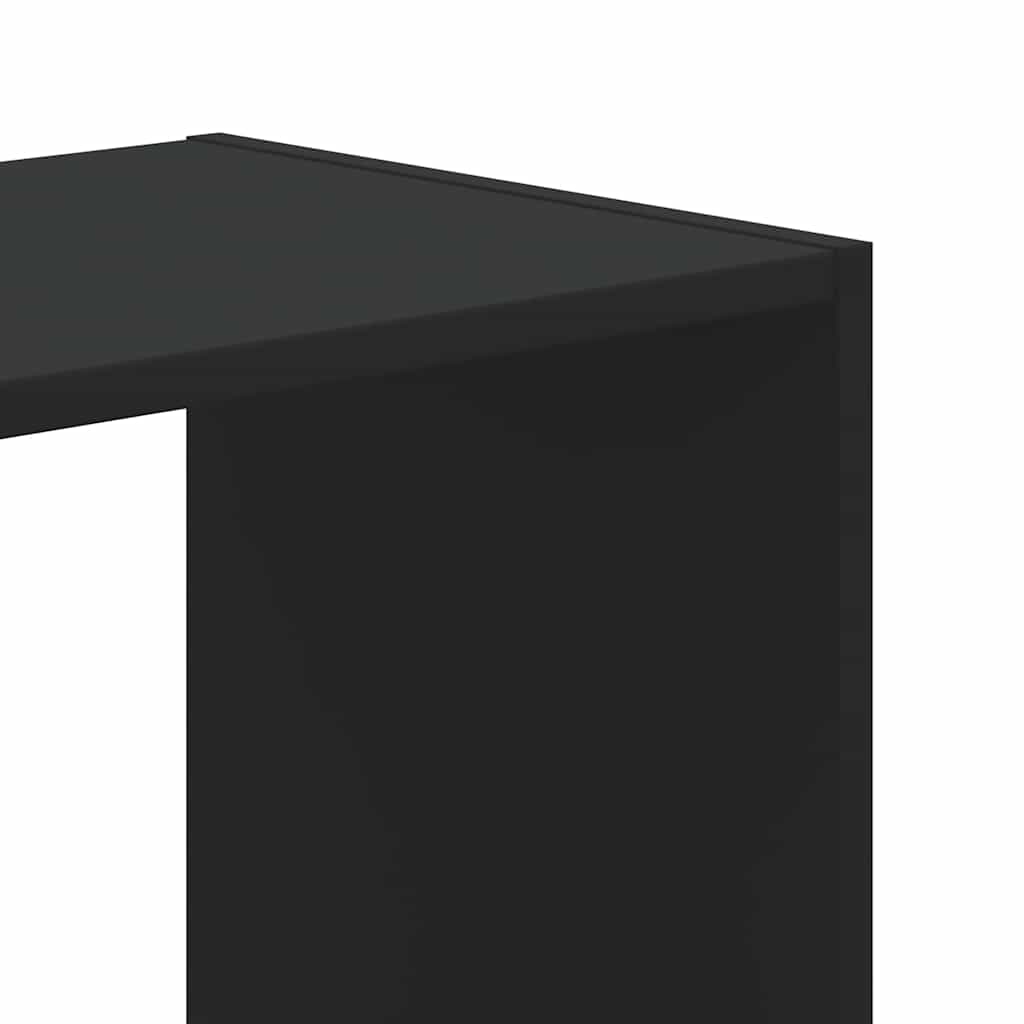 Βιβλιοθήκη Μαύρο 102x32x108 εκ. από Επεξεργασμένο Ξύλο