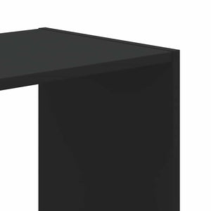 Βιβλιοθήκη Μαύρο 102x32x108 εκ. από Επεξεργασμένο Ξύλο