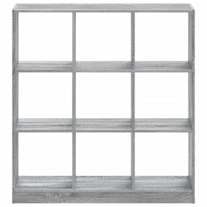 Βιβλιοθήκη Γκρι Sonoma 102x32x108 εκ. από Επεξεργ. Ξύλο