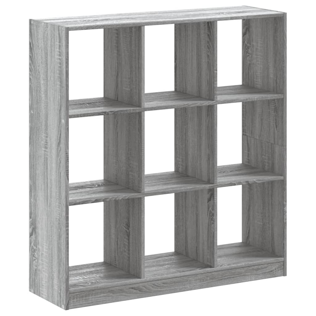 Βιβλιοθήκη Γκρι Sonoma 102x32x108 εκ. από Επεξεργ. Ξύλο