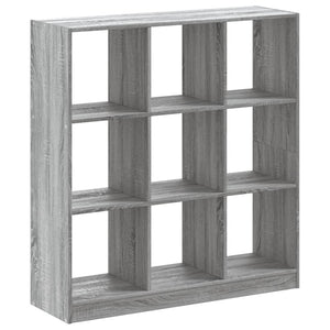 Βιβλιοθήκη Γκρι Sonoma 102x32x108 εκ. από Επεξεργ. Ξύλο