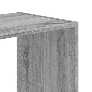Βιβλιοθήκη Γκρι Sonoma 102x32x108 εκ. από Επεξεργ. Ξύλο