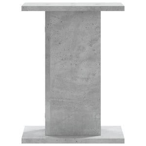 Βάσεις Φυτών 2 τεμ. Γκρι Σκυρ. 30x30x40 εκ. Επεξεργασμένο Ξύλο