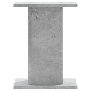 Βάσεις Φυτών 2 τεμ. Γκρι Σκυρ. 30x30x40 εκ. Επεξεργασμένο Ξύλο